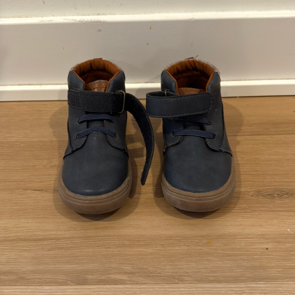 Navy Blue Cat & Jack boots. Size 9
